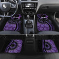 Australia Alzheimer's and Brain Awareness Personalised Car Mats Elephant Forget-Me-Not Aboriginal Art