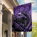Australia Alzheimer's and Brain Awareness Garden Flag Elephant Forget-Me-Not Aboriginal Art