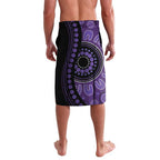 Australia Alzheimer's and Brain Awareness Personalised Lavalava Elephant Forget-Me-Not Aboriginal Art