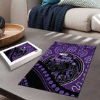Australia Alzheimer's and Brain Awareness Puzzle Elephant Forget-Me-Not Aboriginal Art