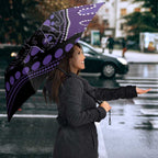 Australia Alzheimer's and Brain Awareness Umbrella Elephant Forget-Me-Not Aboriginal Art