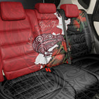 Kiwi New Zealand Personalised Back Car Seat Cover NZ Map Pohutukawa Fern Maori Pattern