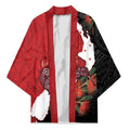 Kiwi New Zealand Personalised Kimono NZ Map Pohutukawa Fern Maori Pattern