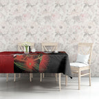Kiwi New Zealand Personalised Tablecloth NZ Map Pohutukawa Fern Maori Pattern