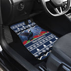 New Zealand Tui Bird Christmas Car Mats Pohutukawa Xmas Tree Meri Kirihimete