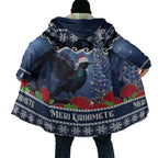 New Zealand Tui Bird Christmas Cloak Pohutukawa Xmas Tree Meri Kirihimete