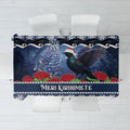 New Zealand Tui Bird Christmas Tablecloth Pohutukawa Xmas Tree Meri Kirihimete