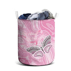 Australia Breast Cancer Awareness Laundry Basket Butterfly Pink Ribbon Aboriginal Art