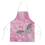 Australia Breast Cancer Awareness Apron Butterfly Pink Ribbon Aboriginal Art