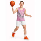 Australia Breast Cancer Awareness Personalised Basketball Jersey Butterfly Pink Ribbon Aboriginal Art