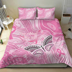 Australia Breast Cancer Awareness Bedding Set Butterfly Pink Ribbon Aboriginal Art