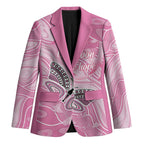Australia Breast Cancer Awareness Personalised Blazer Butterfly Pink Ribbon Aboriginal Art