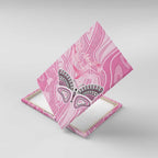 Australia Breast Cancer Awareness Canvas Wall Art Butterfly Pink Ribbon Aboriginal Art