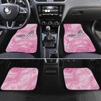 Australia Breast Cancer Awareness Personalised Car Mats Butterfly Pink Ribbon Aboriginal Art