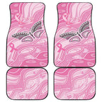 Australia Breast Cancer Awareness Personalised Car Mats Butterfly Pink Ribbon Aboriginal Art