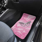 Australia Breast Cancer Awareness Personalised Car Mats Butterfly Pink Ribbon Aboriginal Art