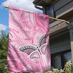 Australia Breast Cancer Awareness Garden Flag Butterfly Pink Ribbon Aboriginal Art