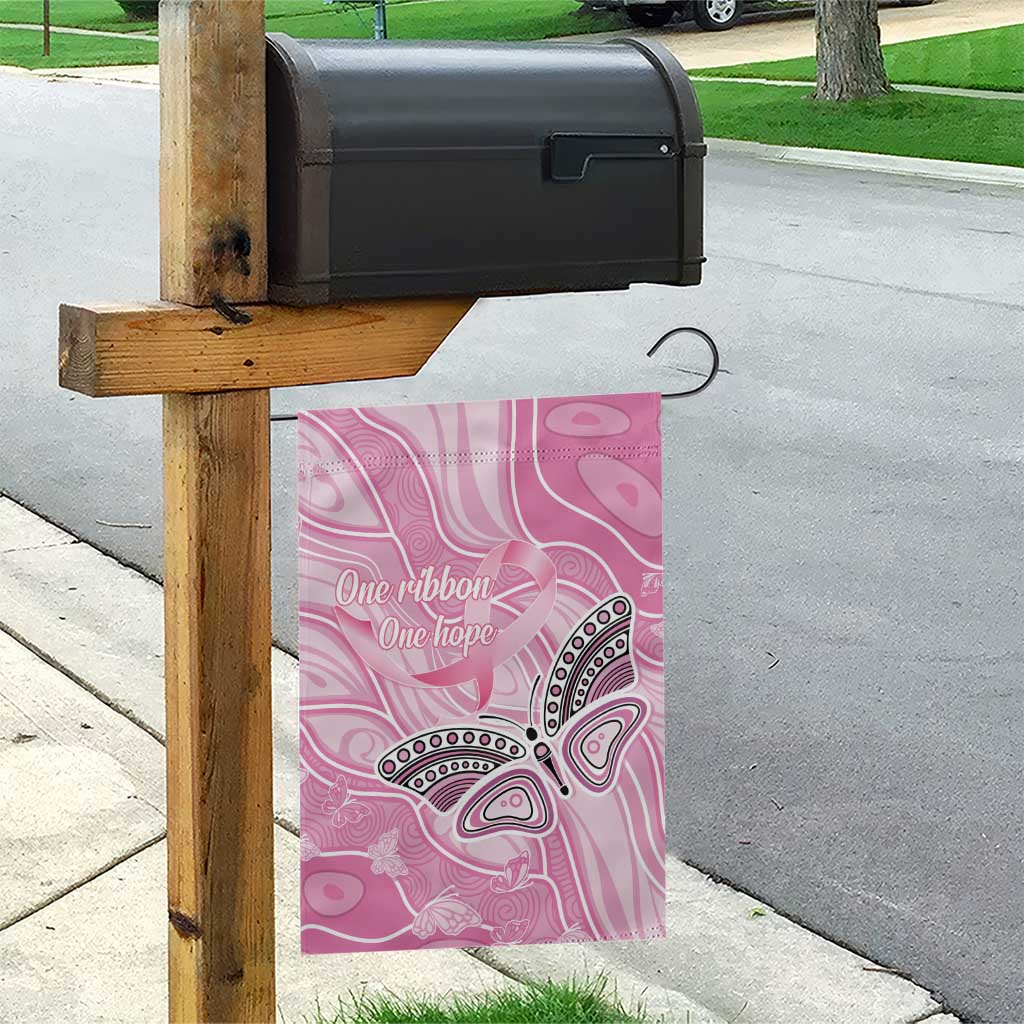Australia Breast Cancer Awareness Garden Flag Butterfly Pink Ribbon Aboriginal Art