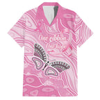 Australia Breast Cancer Awareness Personalised Hawaiian Shirt Butterfly Pink Ribbon Aboriginal Art