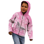 Australia Breast Cancer Awareness Personalised Kid Hoodie Butterfly Pink Ribbon Aboriginal Art