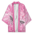 Australia Breast Cancer Awareness Personalised Kimono Butterfly Pink Ribbon Aboriginal Art