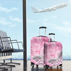 Australia Breast Cancer Awareness Luggage Cover Butterfly Pink Ribbon Aboriginal Art