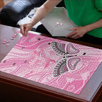 Australia Breast Cancer Awareness Puzzle Butterfly Pink Ribbon Aboriginal Art