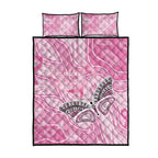 Australia Breast Cancer Awareness Quilt Bed Set Butterfly Pink Ribbon Aboriginal Art