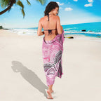 Australia Breast Cancer Awareness Sarong Butterfly Pink Ribbon Aboriginal Art