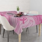 Australia Breast Cancer Awareness Tablecloth Butterfly Pink Ribbon Aboriginal Art