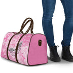 Australia Breast Cancer Awareness Travel Bag Butterfly Pink Ribbon Aboriginal Art
