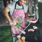 Australia Breast Cancer Awareness Apron Pink Cockatoo Ribbon Aboriginal Dot Art