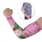 Australia Breast Cancer Awareness Arm Sleeves Pink Cockatoo Ribbon Aboriginal Dot Art