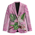Australia Breast Cancer Awareness Blazer Pink Cockatoo Ribbon Aboriginal Dot Art