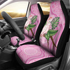 Australia Breast Cancer Awareness Car Seat Cover Pink Cockatoo Ribbon Aboriginal Dot Art