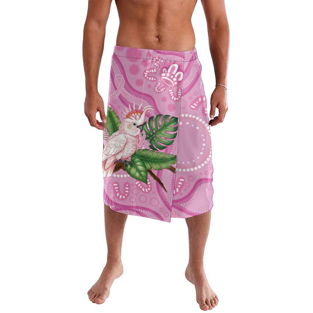 Australia Breast Cancer Awareness Lavalava Pink Cockatoo Ribbon Aboriginal Dot Art