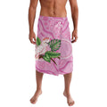 Australia Breast Cancer Awareness Lavalava Pink Cockatoo Ribbon Aboriginal Dot Art
