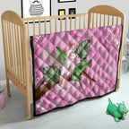 Australia Breast Cancer Awareness Quilt Pink Cockatoo Ribbon Aboriginal Dot Art