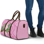 Australia Breast Cancer Awareness Travel Bag Pink Cockatoo Ribbon Aboriginal Dot Art