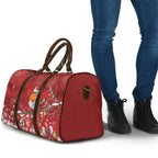 Australia Red - capped Robin Christmas In July Travel Bag Aussie Passerine Bird Merry Xmas