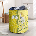 Australia Wattle Day Laundry Basket Sulphur-crested Cockatoo Aboriginal Pattern