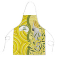 Australia Wattle Day Apron Sulphur-crested Cockatoo Aboriginal Pattern