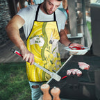Australia Wattle Day Apron Sulphur-crested Cockatoo Aboriginal Pattern
