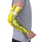Australia Wattle Day Arm Sleeves Sulphur-crested Cockatoo Aboriginal Pattern