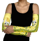 Australia Wattle Day Arm Sleeves Sulphur-crested Cockatoo Aboriginal Pattern