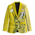 Australia Wattle Day Blazer Sulphur-crested Cockatoo Aboriginal Pattern