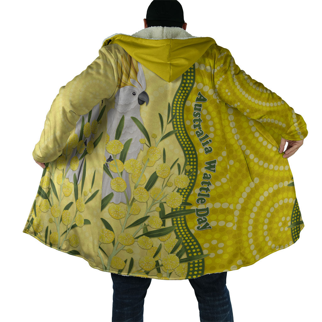 Australia Wattle Day Cloak Sulphur-crested Cockatoo Aboriginal Pattern