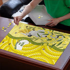 Australia Wattle Day Puzzle Sulphur-crested Cockatoo Aboriginal Pattern