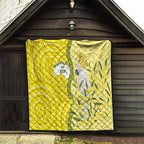 Australia Wattle Day Quilt Sulphur-crested Cockatoo Aboriginal Pattern