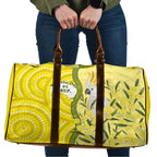Australia Wattle Day Travel Bag Sulphur-crested Cockatoo Aboriginal Pattern
